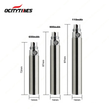 New best vape pen device Ocity 650mah Ego/Evod vape pen battery with micro usb charging